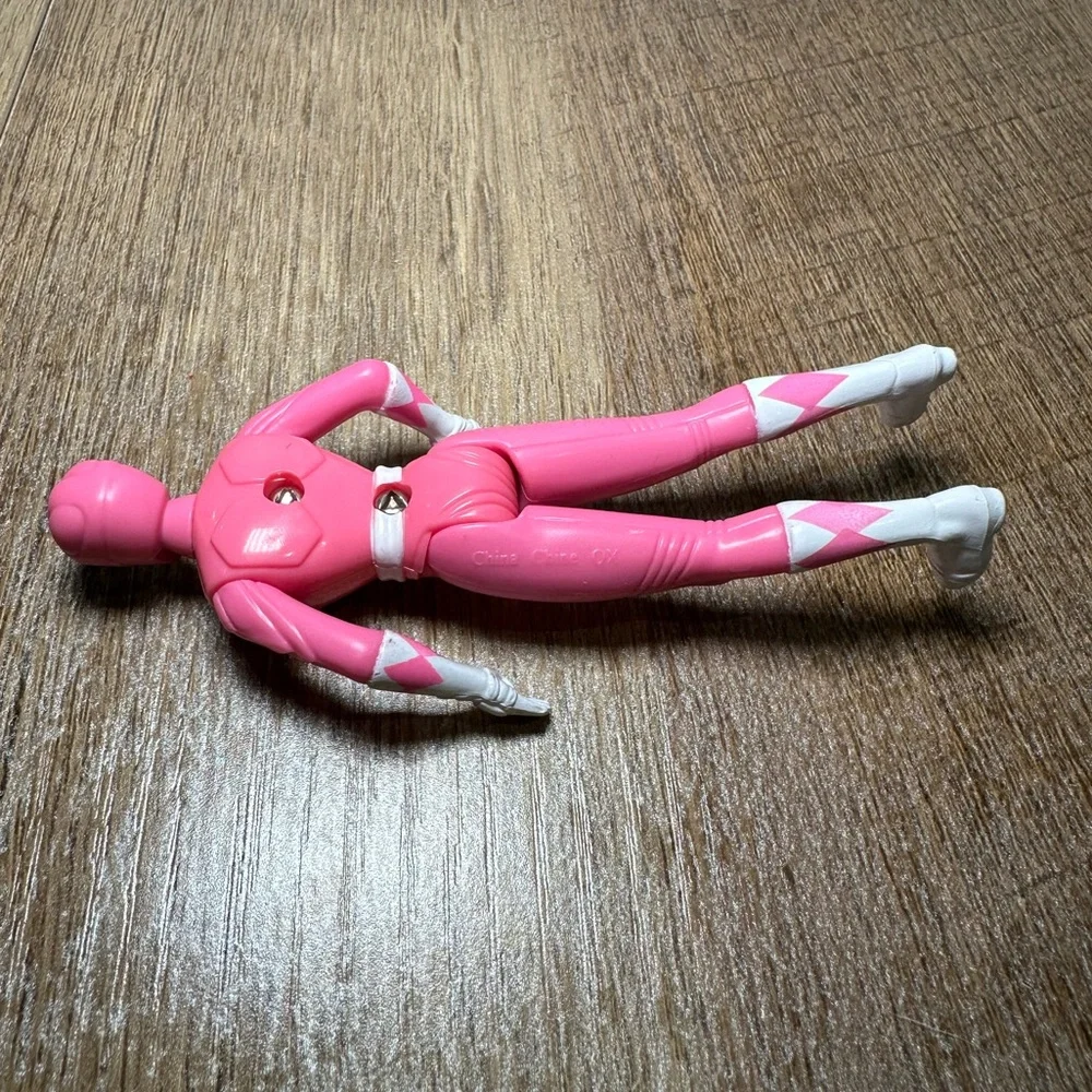 1995 Vintage Pink Power Ranger Saban Ninjazord‎ Crane Jet Plane & Action Figure